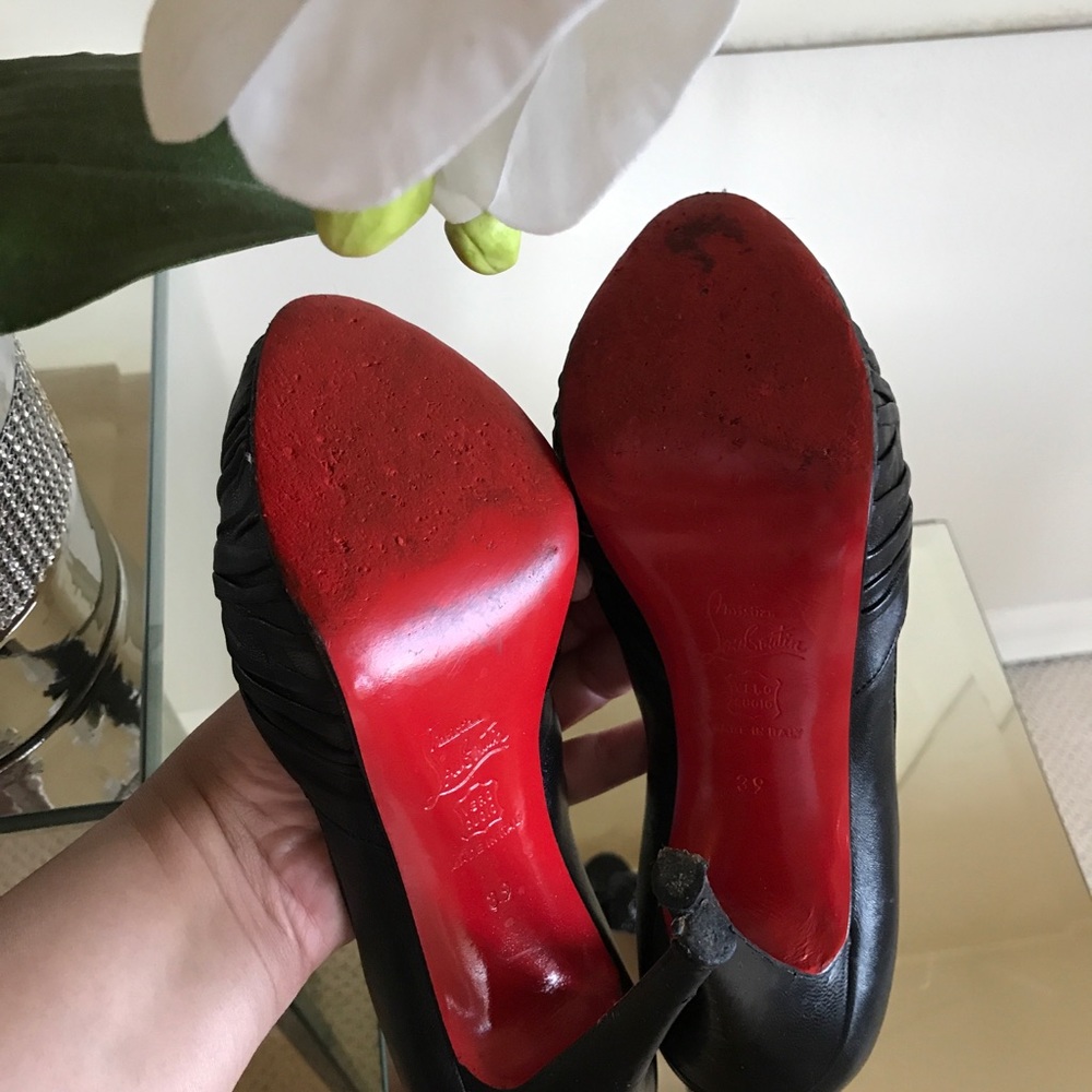 ♥️SOLD♥️Christian Louboutin Lady Gres Pumps  IT 39 - Picture 4 of 6